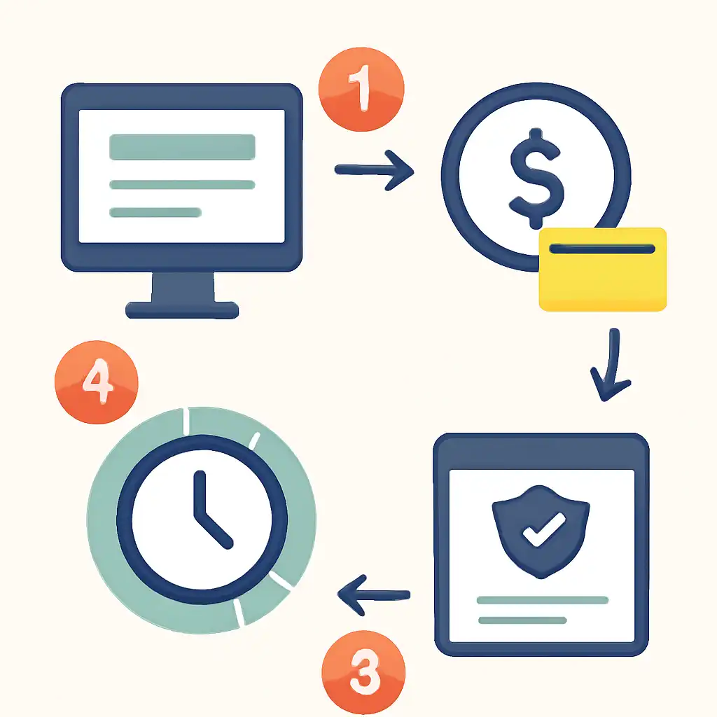 Annotated step diagram: withdrawal limits process with numbered callouts, Roulette Game