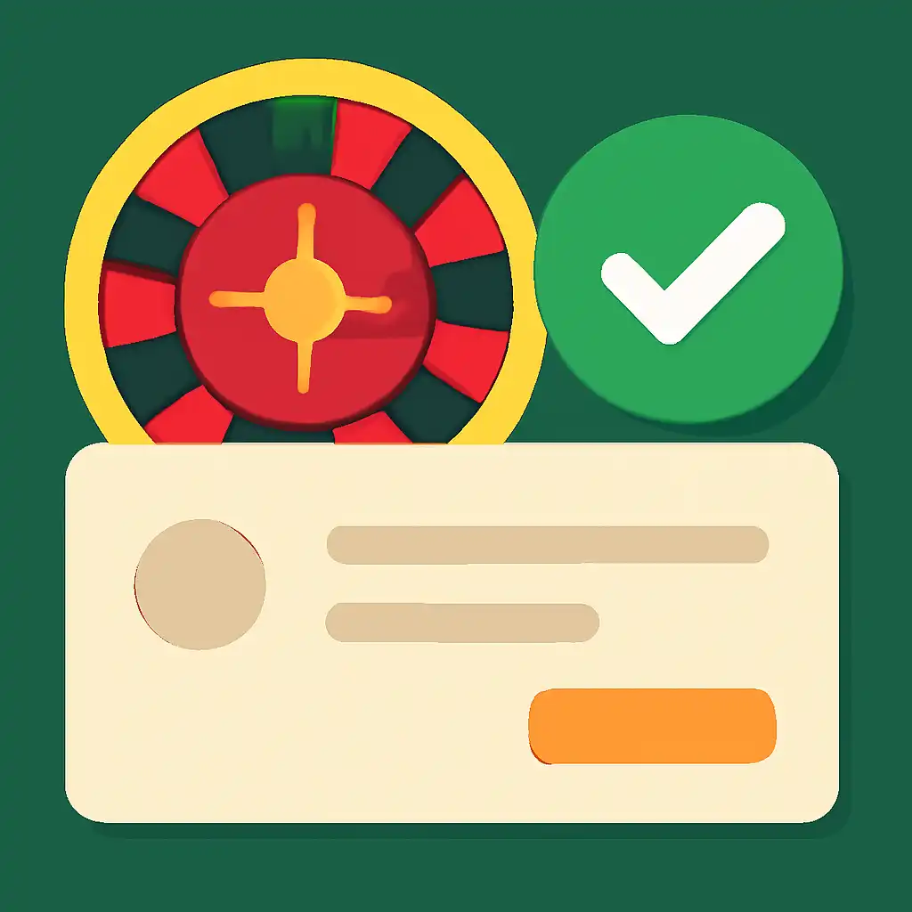 Close-up of button or form field for basic rules, Roulette Game